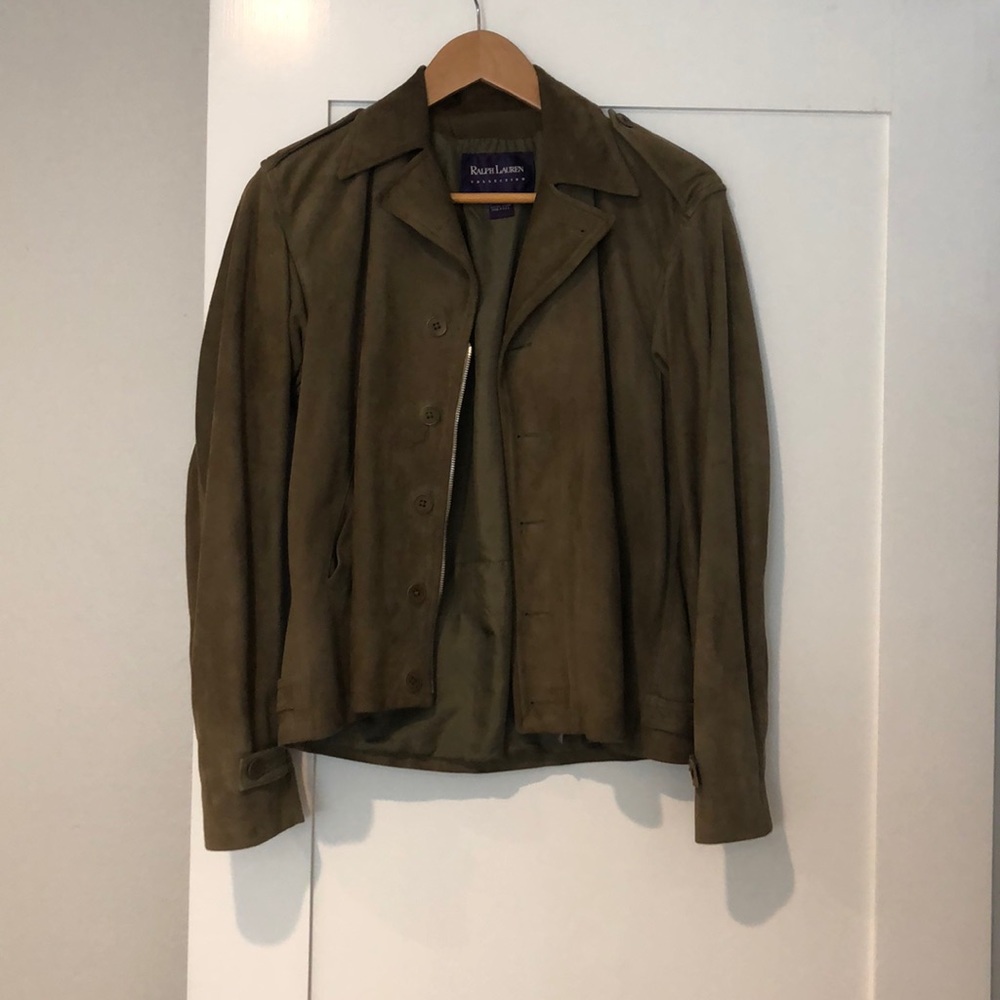 Ralph Lauren Purple Label Suede Jacket